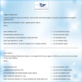 MIYC YARIŞ TAKVİMİNİ AÇIKLADI