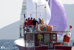BODRUM'DA HAVA YARIŞA GEÇİT VERDİ